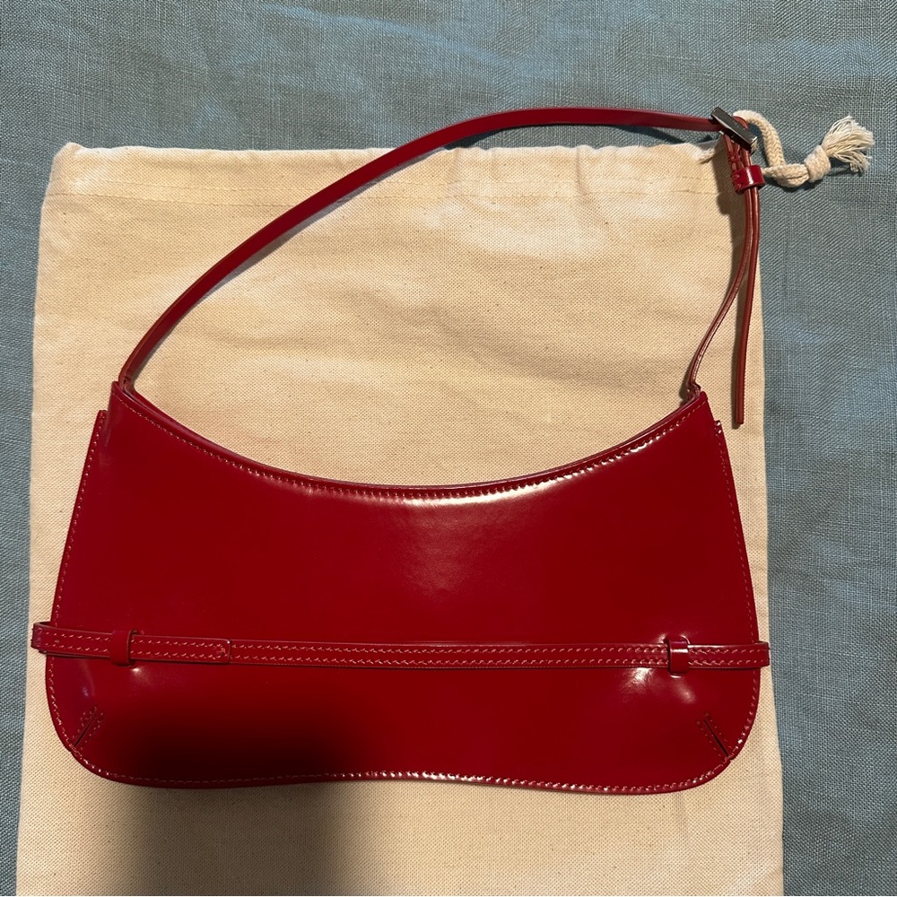 Jacquemus Le Bisou Red Shoulder Bag - Picture 5 of 9